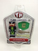 Tube Heroes Caveman Films Action Figure with Accessories Jazwares New Sealed - $14.80