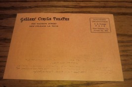 VTG Gallery Circle Theater New Orleans LA Mail Postcard. Hair Cut For Kids - £10.38 GBP