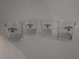 Set Of 4 Jack Daniel&#39;s Licensed Barware  Double Old Fashioned Glasses - $31.67