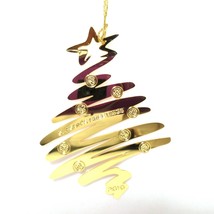 2010 Season's Greetings Extra Bonus Danbury Mint Christmas Ornament Gold Plated - £74.86 GBP