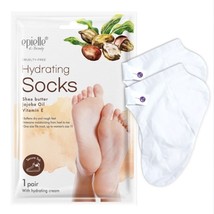 Epielle Hydrating Socks 1 Pair Shea Butter Jojoba Oil Vitamin E Summer Pedicure - £18.82 GBP