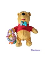 Vintage Winnie the Pooh Bear Stuffed Soft 11&quot; Tall 1998 Plush Disney Bro... - £13.97 GBP