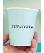 Tiffany &amp; Co Blue Paper Coffee Cup Everyday Objects Bone China - $125.00