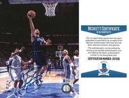 Carlos Boozer signed Utah Jazz basketball 8x10 photo Beckett COA autographed - £62.01 GBP