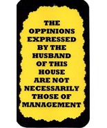 Ron&#39;s Hang Ups Giant 4&quot; x 6&quot; Refrigerator Magnets The Opinions Expressed... - $7.99