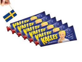 6 Tubes Kalles Kaviar, 300g (10.58 oz.) Swedish Kalles Kaviar Creamed Sm... - $41.01