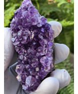Mix of Three Amethyst Quartz Crystal Cluster Deep Purple (wt. over 9.0 oz) - €25,64 EUR