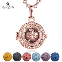 16mm Aromatherapy Perfume Essential Oils Diffuser Necklace dance girl Pi... - £22.31 GBP