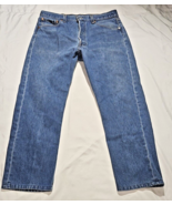 Vintage 1990s Levi’s 501xx Button Fly Made In USA Denim Jeans 35 x 30 HE... - £50.44 GBP