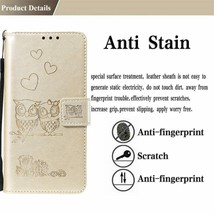 K145) Leather wallet FLIP MAGNETIC BACK cover Case for Samsung Galaxy model - £39.32 GBP