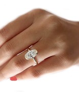 Lab diamond engagement ring, Oval solitaire ring, 14k yellow gold diamon... - $1,350.00+