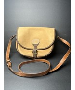 Auth Dooney Bourke Vtg Small Nubuck SADDLE Cross Body USA RARE - $1,576.25 MXN