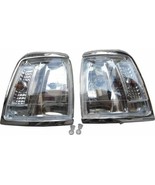 FIT FOR TOYOTA Pickup Hilux 2WD 88-97 Imperfect Crystal Chrome Corner Light - $44.55
