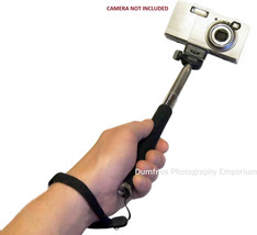 Extendable Camera Holder Hand Held Monopod, Black - £6.22 GBP