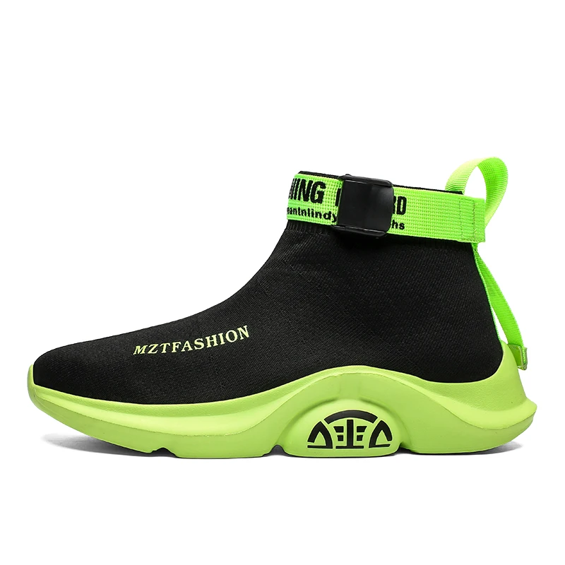  high top hip hop socks sneakers men shoes breathable lightweight male walking footwear thumb200