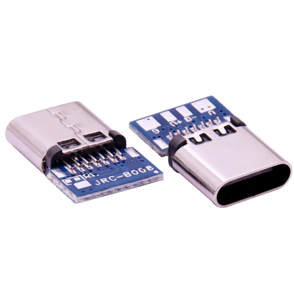 House Home 1-10pcs USB 3.1 Type C ConAtor 14 Pin Female Socket receptacle Throug - £19.98 GBP