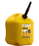 Midwest Can 8610 Safe-Flo Auto Shut Off 5 Gallon Diesel Can Yellow Plast... - $55.44 CAD