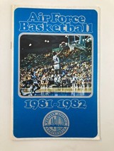 1981-1982 Western Athletic Conference Air Force Basketball Program - $14.22