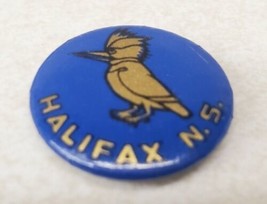 Halifax Nova Scotia Souvenir Travel Lapel Hat Vest Pin Blue Bird - £11.00 GBP