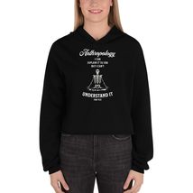 Anthropology Crop Hoodie | Anthropologist Tee | Funny Yoga Skeleton Wome... - £38.99 GBP+