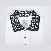 Men Sports Shirt DE-NIKO Short Sleeves Cotton Fashion Polo Shirt DBK109 White image 6