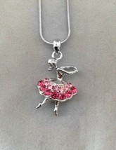 Accessory Silver - Plated Ballerina Pendant Necklace - $9.85