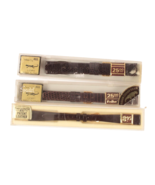 3 Vintage Watch Bands 2 Lizard Hadley 1 JB Patent Leather 14mm NOS - €32,24 EUR