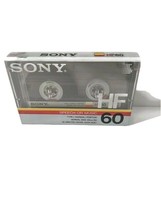 1 Vintage Sealed Sony Hf 60 Type I Normal Bias Speech Factory Sealed Free Ship - £5.60 GBP