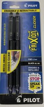 Pilot FriXion Retractable Gel Pens Fine Point Black Ink 31460 - £5.98 GBP