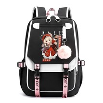 Fashion  Game Genshin Impact Xiao Backpack Unisex Backpack Middle School Bookbag - £119.59 GBP