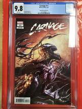 Carnage #11 Variant First Print Marvel Comics (2023) Venom SPIDER-MAN Cgc 9.8 - £77.84 GBP
