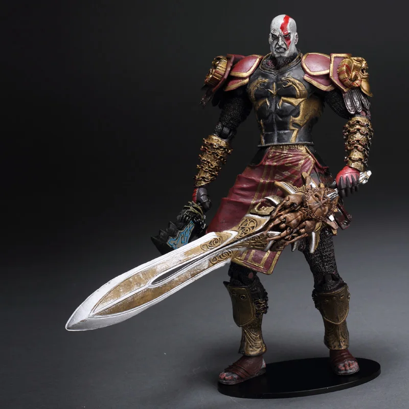 High Quality NECA God of War 2 II Kratos in Ares Armor W Blades 7&quot; PVC Action - £31.81 GBP