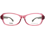 Fendi Eyeglasses Frames FF1004/F 7TV Clear Pink Striped Asian Fit 54-14-140 - $118.79