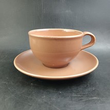 Iroquois Russel Wright Casual China &quot;Nutmeg&quot; Coffee Cup &amp; Saucer MCM - $12.00