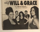 Will And Grace Tv Guide Print Ad Erik McCormack Minnie Driver TPA7 - £4.67 GBP