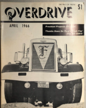 OVERDRIVE vintage Trucking Magazine  April 1966 - £39.56 GBP