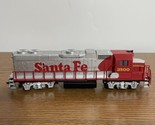 Life-Like GP38 Santa Fe #3500 Locomotive Red &amp; Silver HO Scale  TESTED - $19.59