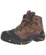 KEEN Utility Men&#39;s Braddock Mid Steel Toe WP Work Shoe Cascade Brown Siz... - €76,26 EUR