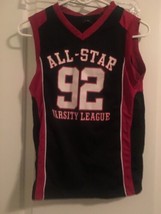 Starter Boys Sleeveless Basketall Jersey Top  ALL-STAR VARSITY LEAGUE Si... - $36.86