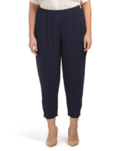 New Eileen Fisher Navy Blue Silk Pants Size 2 X Women $258 - £95.91 GBP