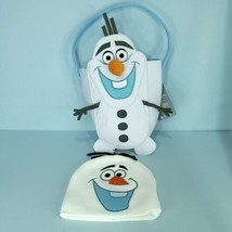 Kids Disney Frozen Olaf Beanie Winter Hat One-Size &amp; Felt Travel Bag Purse New - £19.71 GBP
