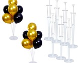 Balloon Stand Kit 7 Sets Of Table Balloon Stand Holder Balloons Decorati... - £26.57 GBP