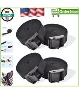 Durable Adjustable Tie Down Straps Set – 23FT Lashing Straps for Cargo T... - $490.86 MXN