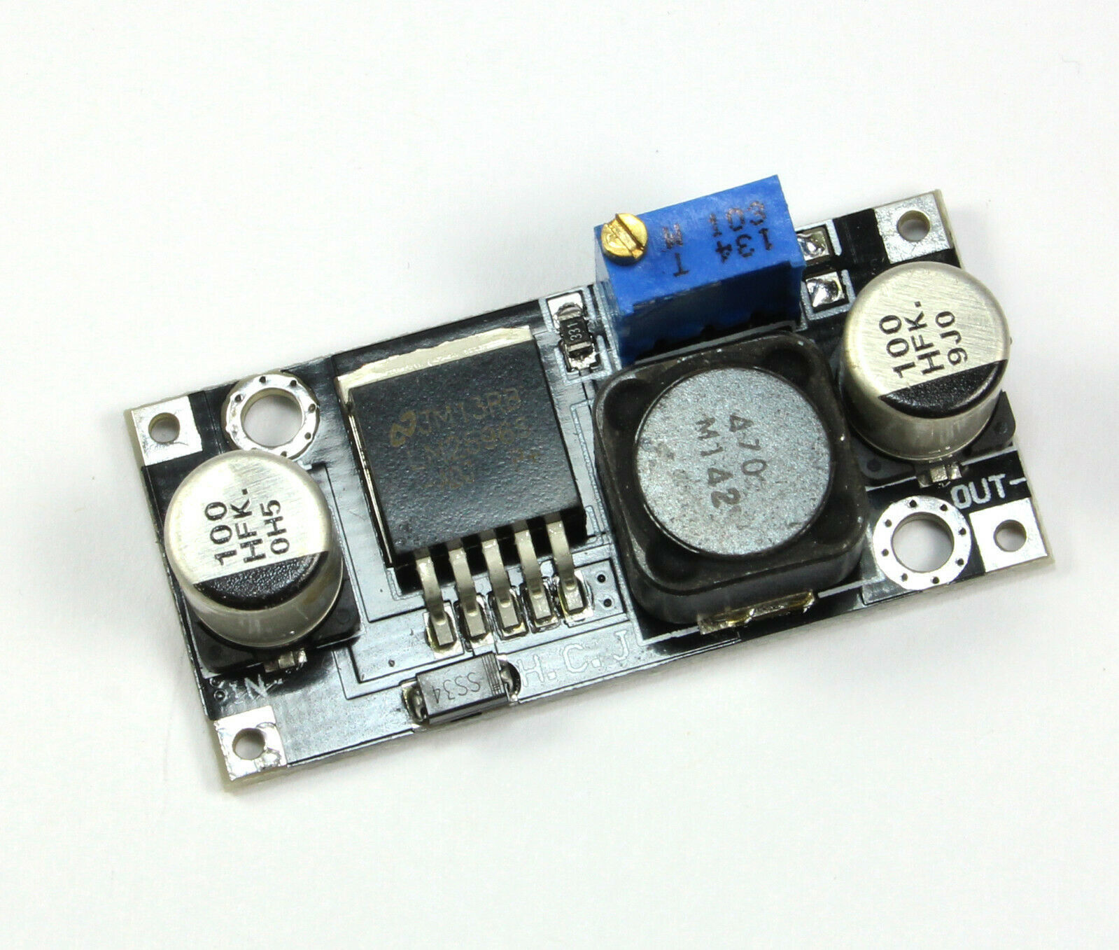 2pcs DC-DC Buck Converter Adjustable Step-Down Power Supply Module LM2596S - $8.75