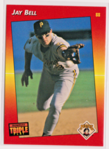 Jay Bell Pittsburg Pirates Short Stop 1992 Donruss Triple Play Card #184 Nr-Mint - $1.48