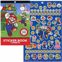 Nintendo Super Mario &amp; Friends 4-Sheet Sticker Pad Multi-Color - $8.98