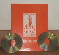 song book with 2 cd&#39;s Music together bongos  - £15.94 GBP