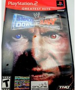 WWE Smackdown vs Raw PS 2 Playstation 2 Greatest Hits COMPLETE Manual Ca... - $245.20 MXN