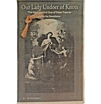 Our Lady Undoer of Knots Pope Francis Literature Pamphlet Booklet - $10.39