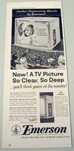 1953 Print Ad Emerson 21-Inch Space Saver TV Sets Television New York,NY - $10.95